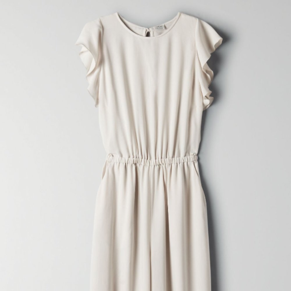 Wilfred Fleurette Jumpsuit, Matte Pearl, S/P
